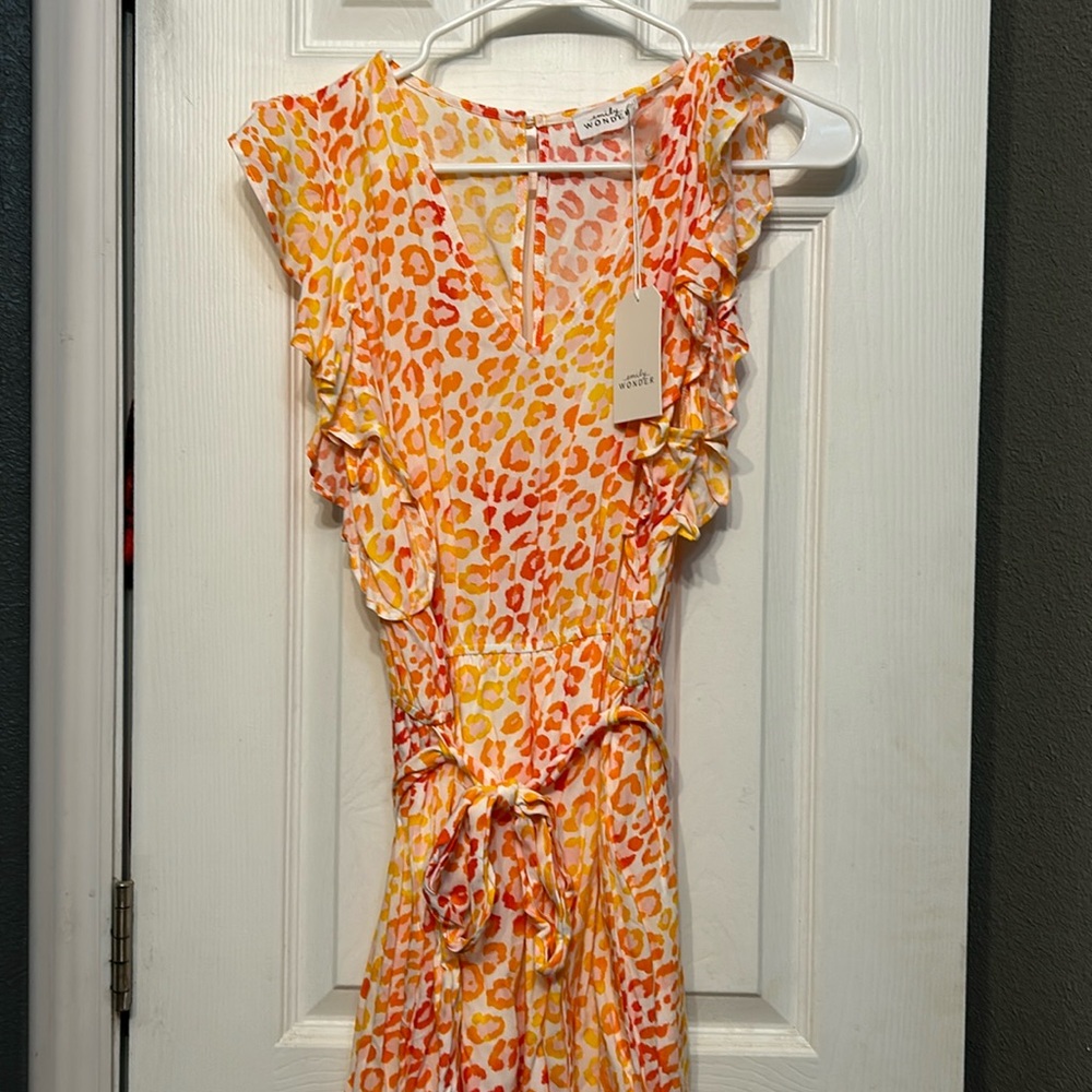 Emily wonder leopard romper small